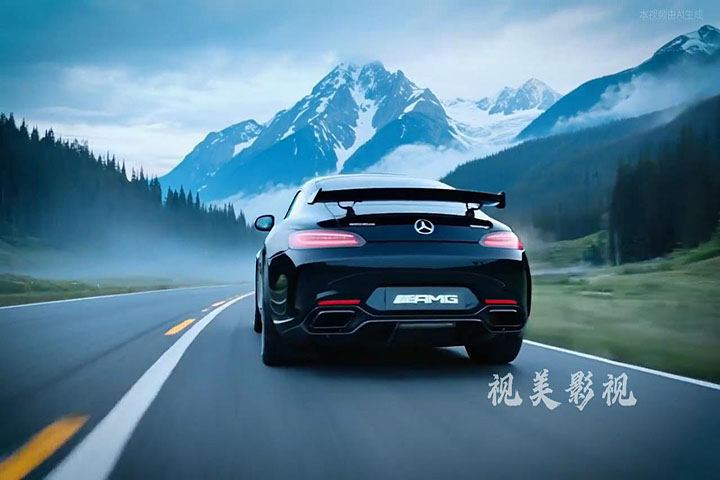 ai影视制作的汽车广告片